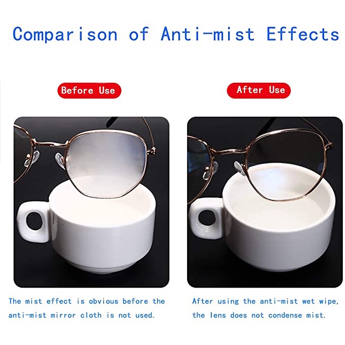 1 Khăn Lau Kính Chống Sương Mù Có Thể Tái Sử Dụng
