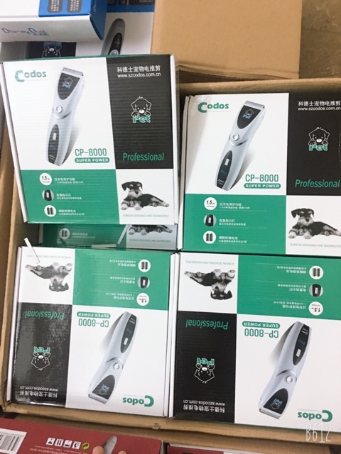 TĂNG ĐƠ CẮT TỈA LÔNG CHO CHÓ MÈO CODOS CP8000