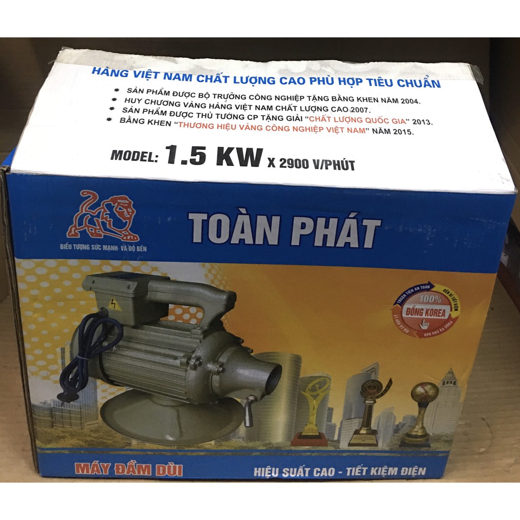 Máy đầm dùi điện Toàn Phát 1.5KW - 220V