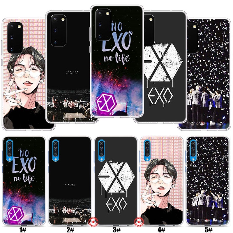 Ốp Điện Thoại In Hình EXO Cho Samsung Galaxy A01 EU A5 A7 A8 A9 A11 A70 A71 A6 Plus UCC126