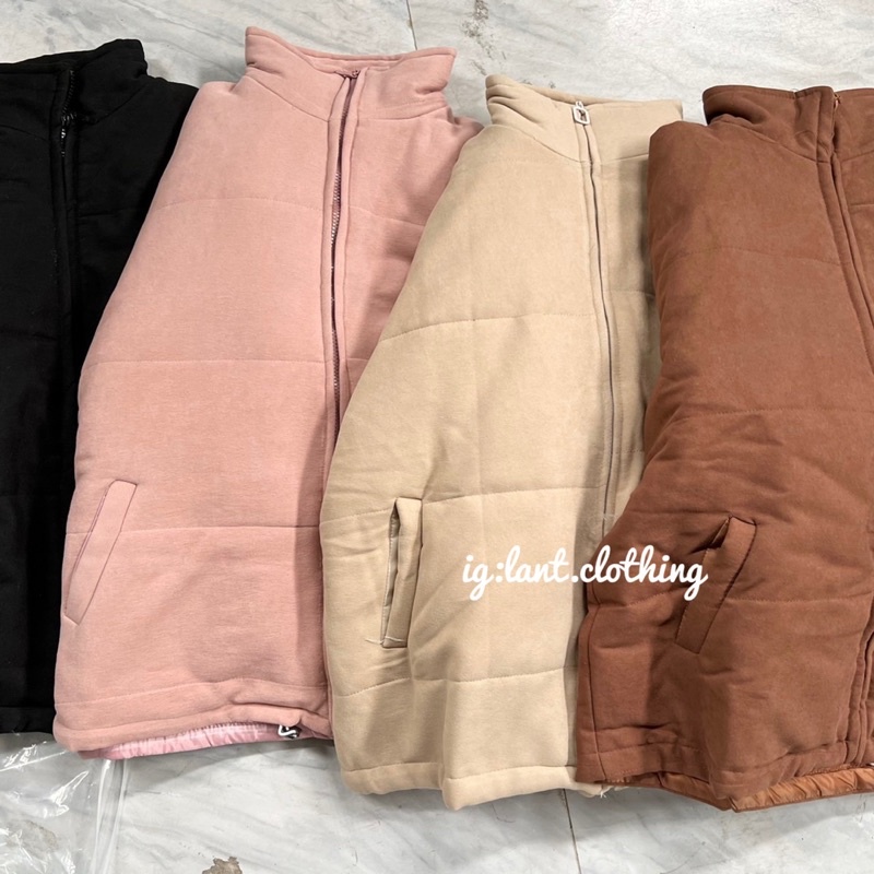 Áo khoác phao khéo khoá 124