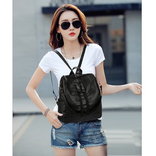 Balo nữ 2 khóa dọc thời trang 650