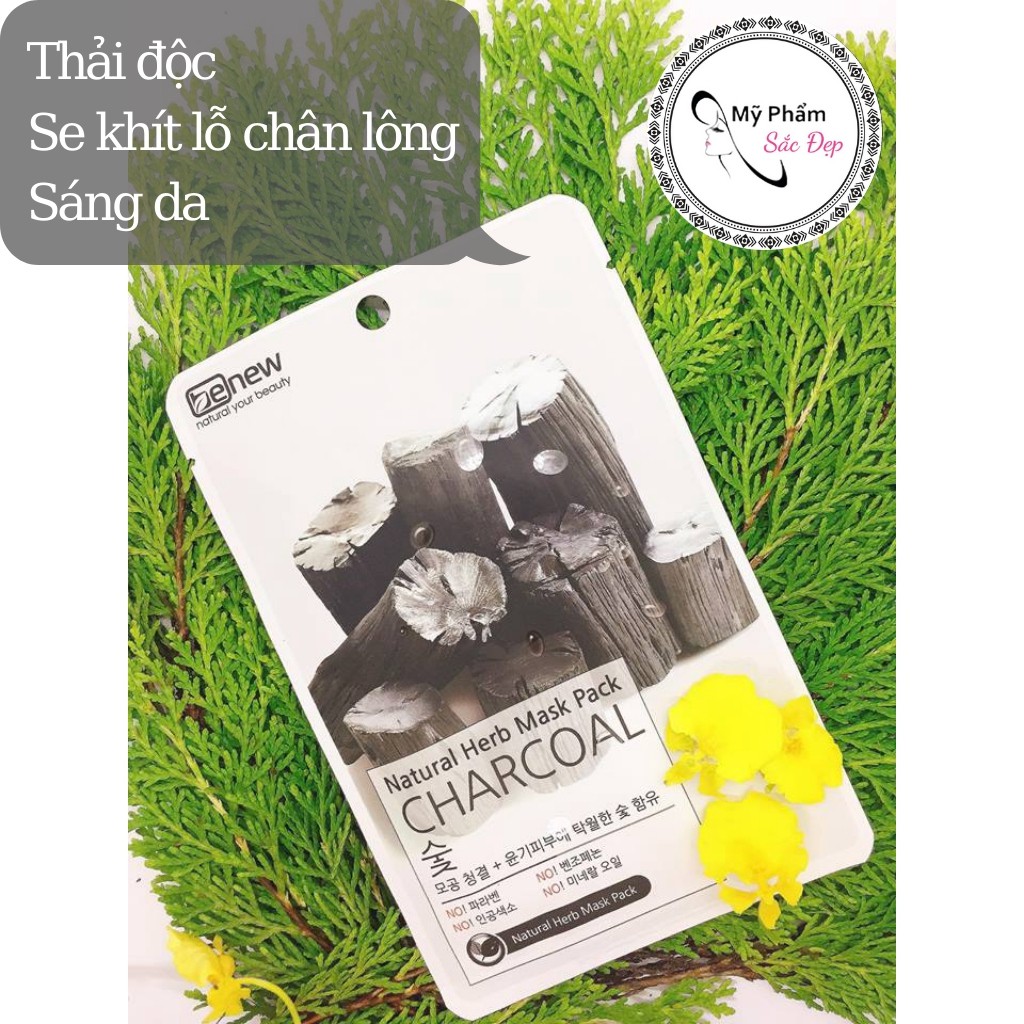Mặt nạ 💖 Chính hãng 💖 6 vị Mặt nạ BENEW Natural Herb Mask Dưỡng ẩm trị mụn trắng da Hàn Quốc (22ml) | BigBuy360 - bigbuy360.vn