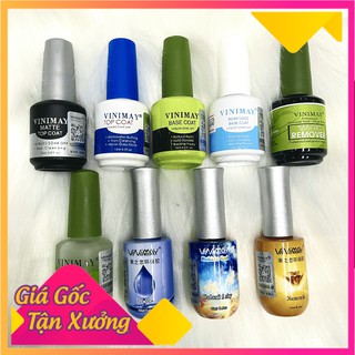 Bộ base top bóng cứng móng top lỳ cường lực top loang kềm dầu phá móng Vinimay