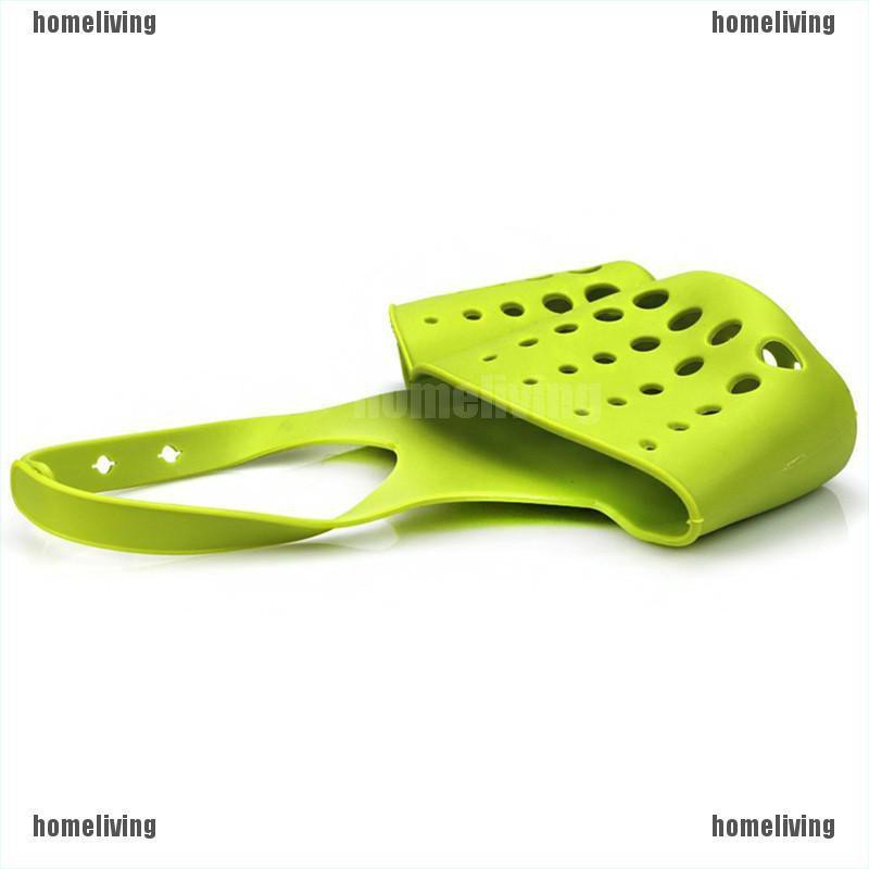 Rổ nhựa đựng xốp rửa chén treo bồn rửa tiện dụng cho nhà bếp