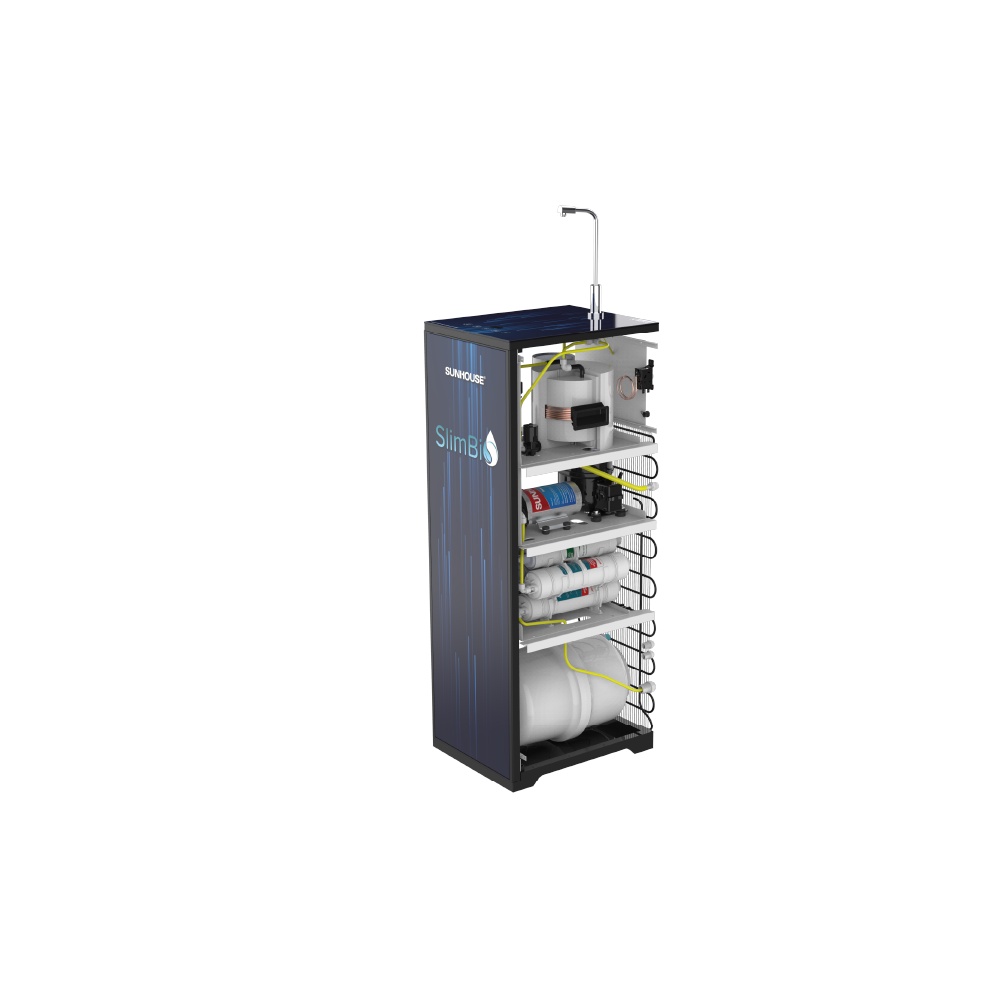 Hỗ trợ lắp đặt - Máy lọc nước R.O nóng lạnh cảm ứng SLIMBIO SUNHOUSE SHA76214CK-S