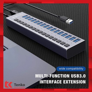[Bán Sỉ] Bộ Chia USB 3.0 Có Nguồn Điện 16 Port 90W 12V/7.5A - USB Hub 3.0 Cho Ổ Cứng Di Động ACASIS HS-716MG