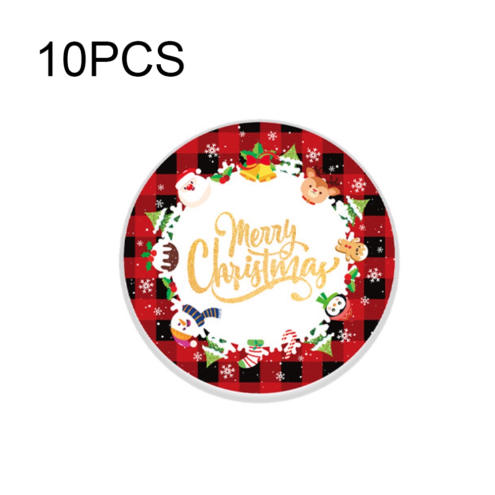 Bộ Cốc Giấy Dùng Một Lần Chủ Đề Giáng Sinh Mới