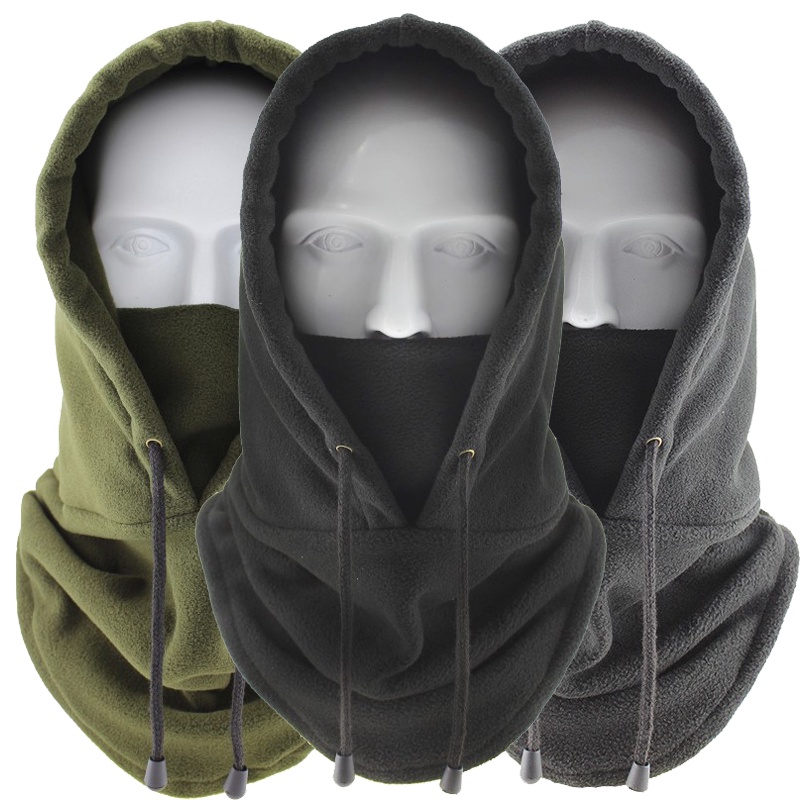 Mũ Balaclava trùm mặt choàng cổ ấm áp chống gió thời trang mùa đông dùng khi đi xe đạp xe máy ngoài trời