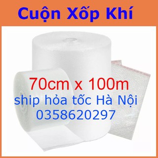 [70cmx100m] Xốp khí, xốp hơi, xốp nổ, màng xốp hơi, bóng khí chống sốc đóng gói bọc hàng