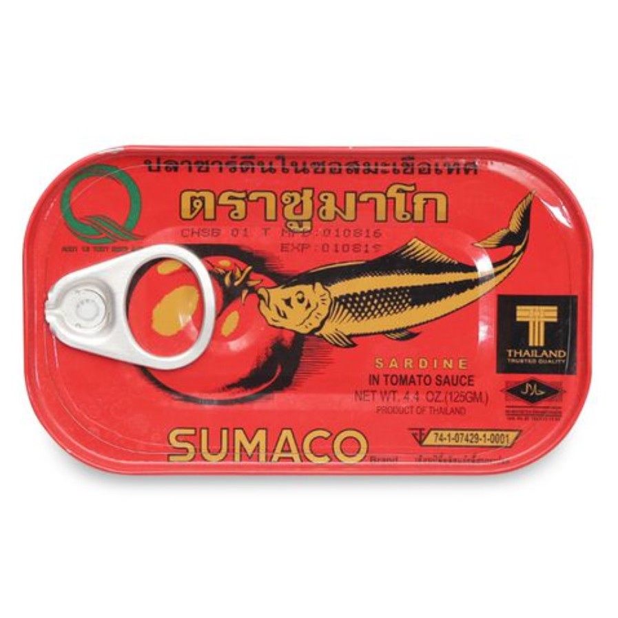 5 HỘP CÁ MÒI SUMACO HỘP 125G