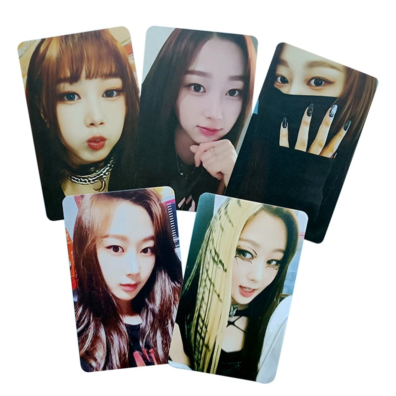 Set 5 Tấm Thẻ Ảnh Lomo Các Thành Viên Nhóm Nhạc Kpop Aespa