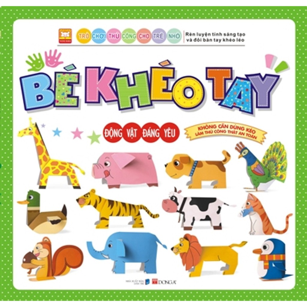 Sách - Bé Khéo Tay - Động Vật Đáng Yêu
