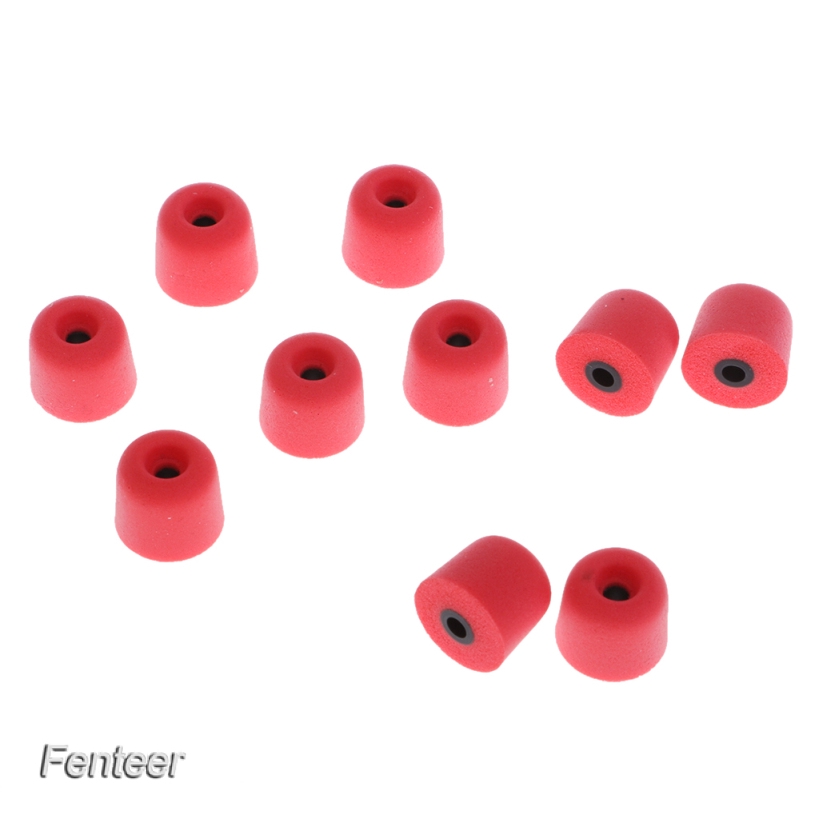 5 Pairs Ear Buds Eartips Memory Foam Sponge Tips Earplug 3.0mm For Earphone