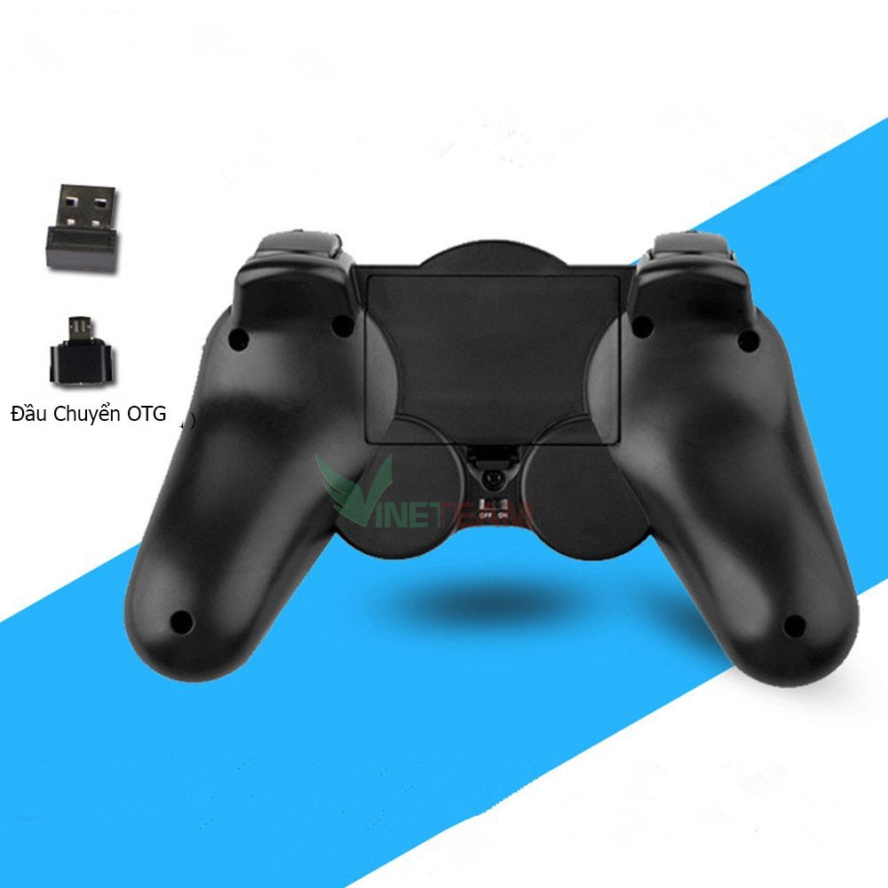 Tay cầm chơi game không dây USB Bluetooth 2.4G TGZ-850M cho PC, Laptop / Điện Thoại, TV Android, TV Box (MÀU ĐEN)