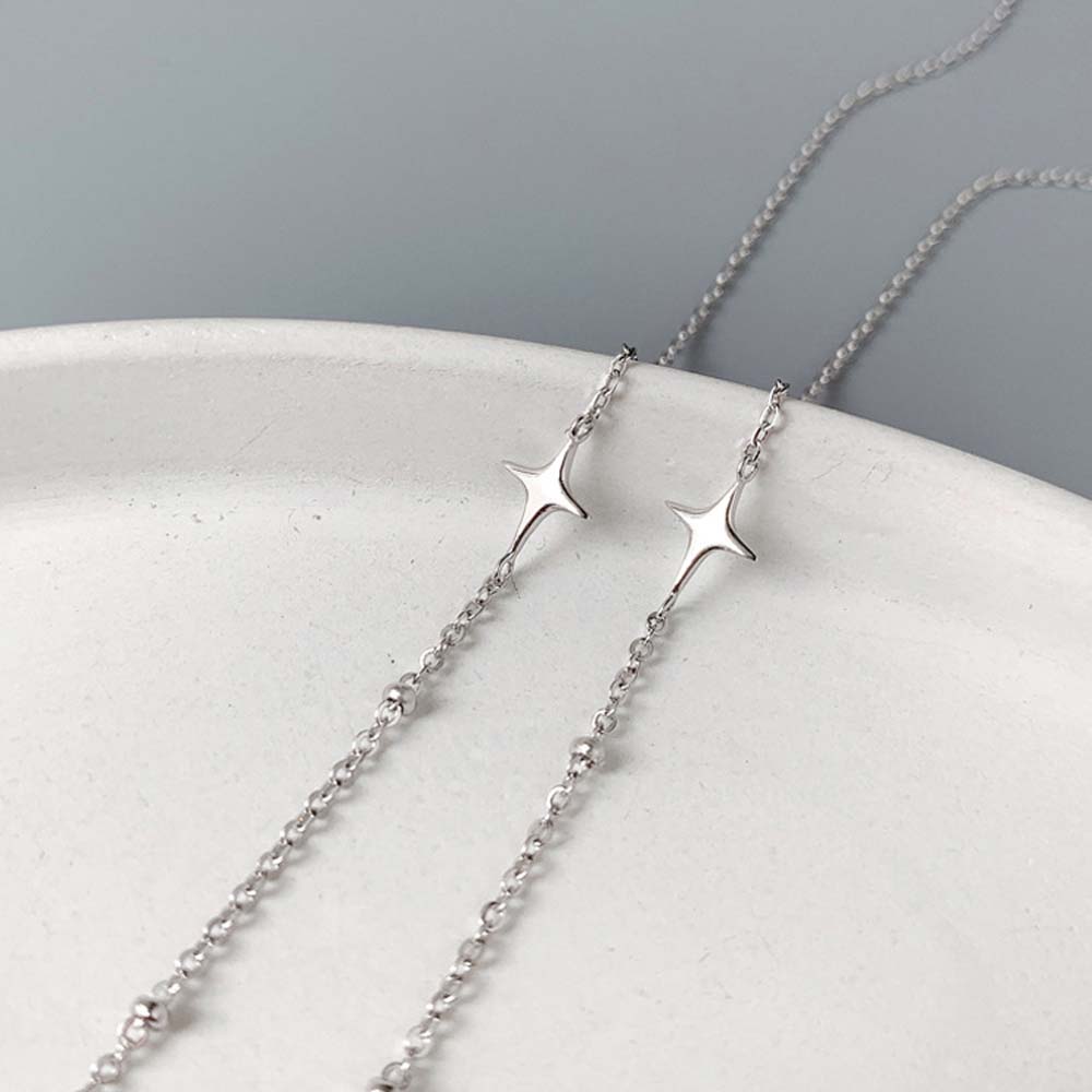 Khuyên tai họa tiết ngôi sao phong cách Hàn Quốc xinh xắn cho nữ