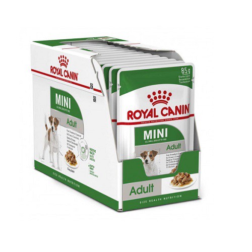 [CHÍNH HÃNG] ROYAL CANIN - THỨC ĂN ƯỚT CHO CHÓ MINI ADULT - GÓI 85G