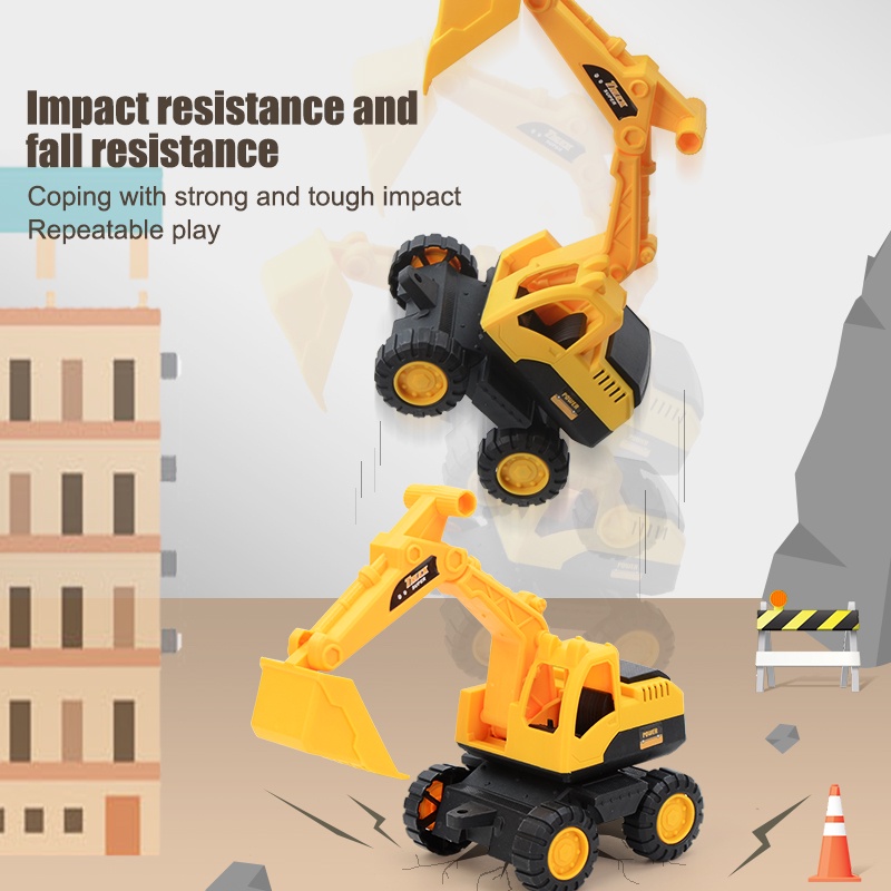 Mô hình đồ chơi xe công trình ZHAN QI TOYS nhiều mẫu tùy chọn cho bé