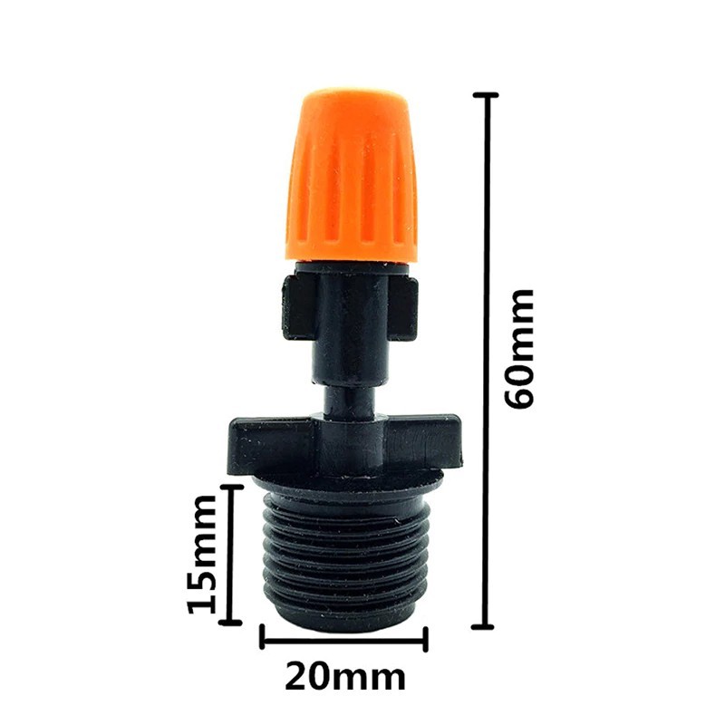 Béc phun sương kèm chân nối ren ngoài 21 mm