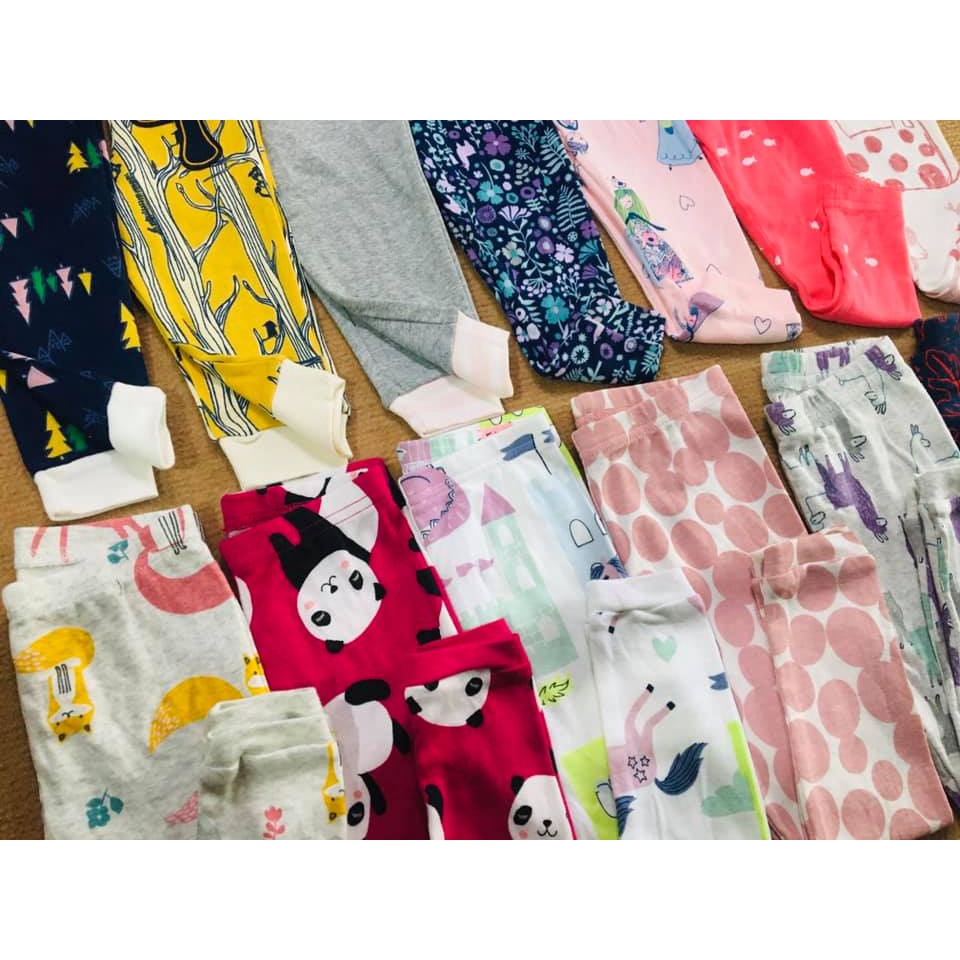 Quần dài lẻ bé gái in hình Hãng #Carter