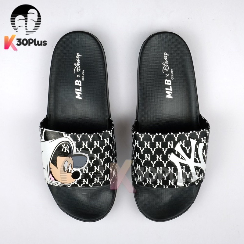 Dép MLB MicKey Quai Ngang logo Ny,LA