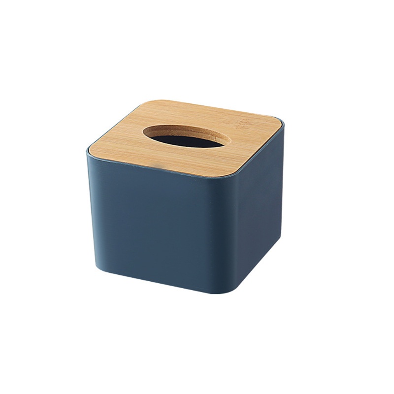 Hộp Đựng Khăn Giấy / Điều Khiển Từ Xa Bằng Nhựa Vỏ Tre Tiện Dụng