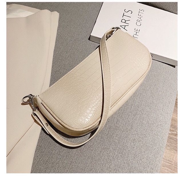 Túi kẹp nách da sần hàng có móc khoá S007