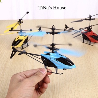 Máy bay trực thăng mini điều khiển cầm tay có đèn LED