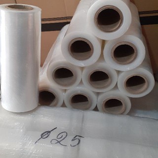 Màng co PE bọc hàng hóa, quấn bụng giảm béo, tắm trắng ủ tê - 1kg lõi 200gr Khổ 25CM
