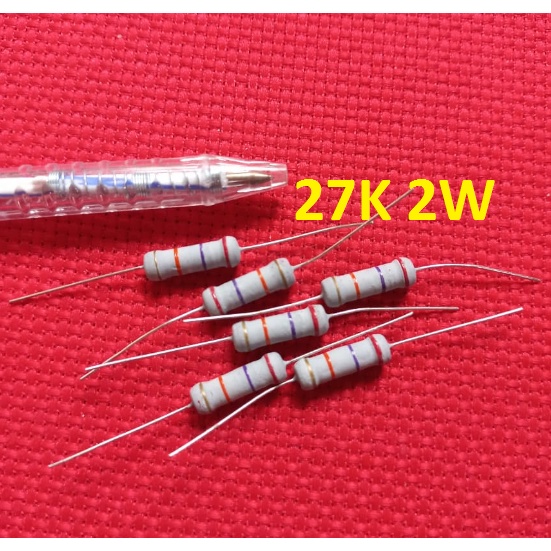Điện Trở 1K 2K2 10K 27K 47K 100K 120K 220K 270K 470K 1M Loại 2W