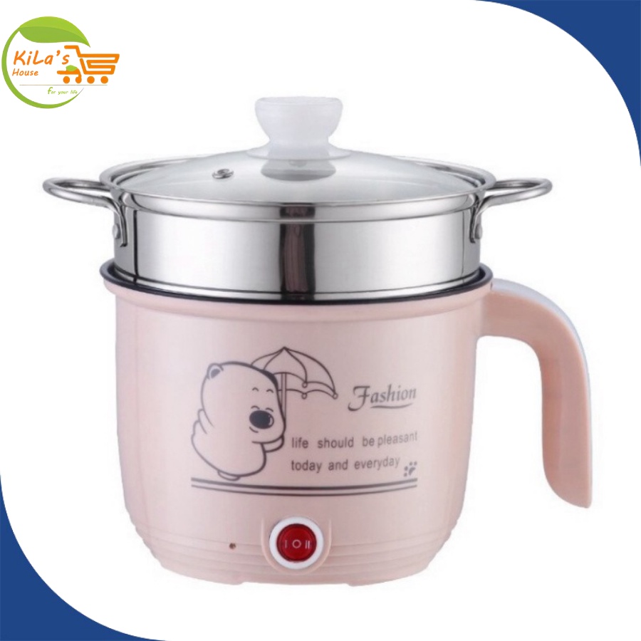 Ca Nấu Mì, Nấu Cơm Đa Năng Có Tay Cầm 1,8L  Cooking Poot