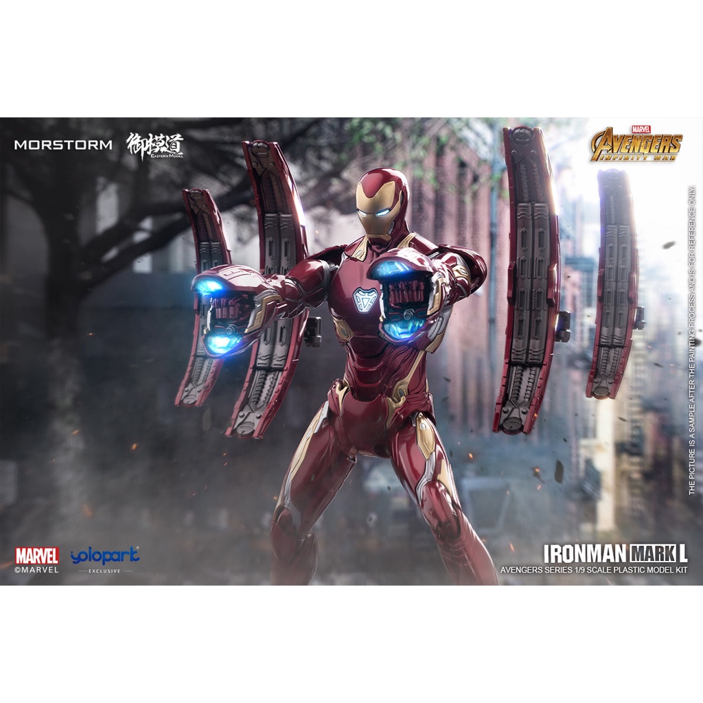 Mô Hình Lắp Ráp E-Model x Morstorm 1/9 Ironman Mark50 MK50 Deluxe Version