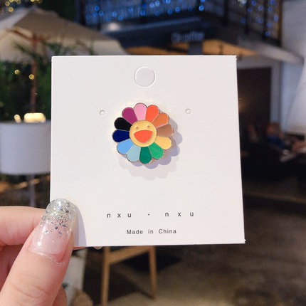 Ghim cài áo hình hoạt hình phong cách Hàn Quốc dễ thương