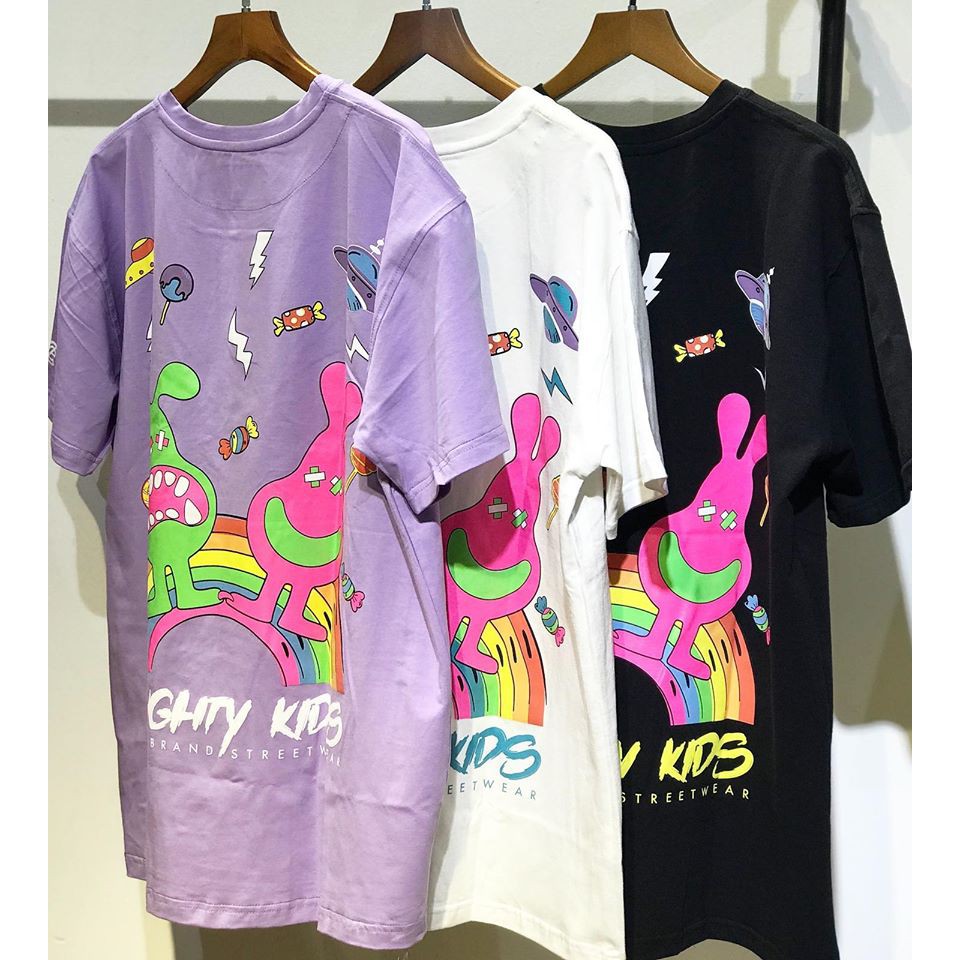 Áo Thun Unisex NAUGHTY KIDS - Tím // TWOCE BRAND