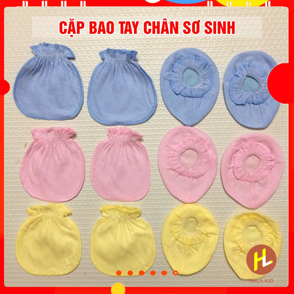 Set Bao Tay Chân Sơ Sinh ( 1 Bộ Bao Tay Và 1 Bộ Bao Chân) DOD72