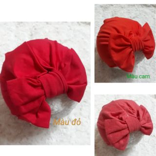 Mũ turban nơ bé gái