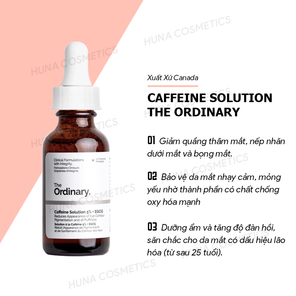 [AUTH] TINH CHẤT THE ORDINARY CAFFEINE SOLUTION 5% + EGCG ( 30ML )