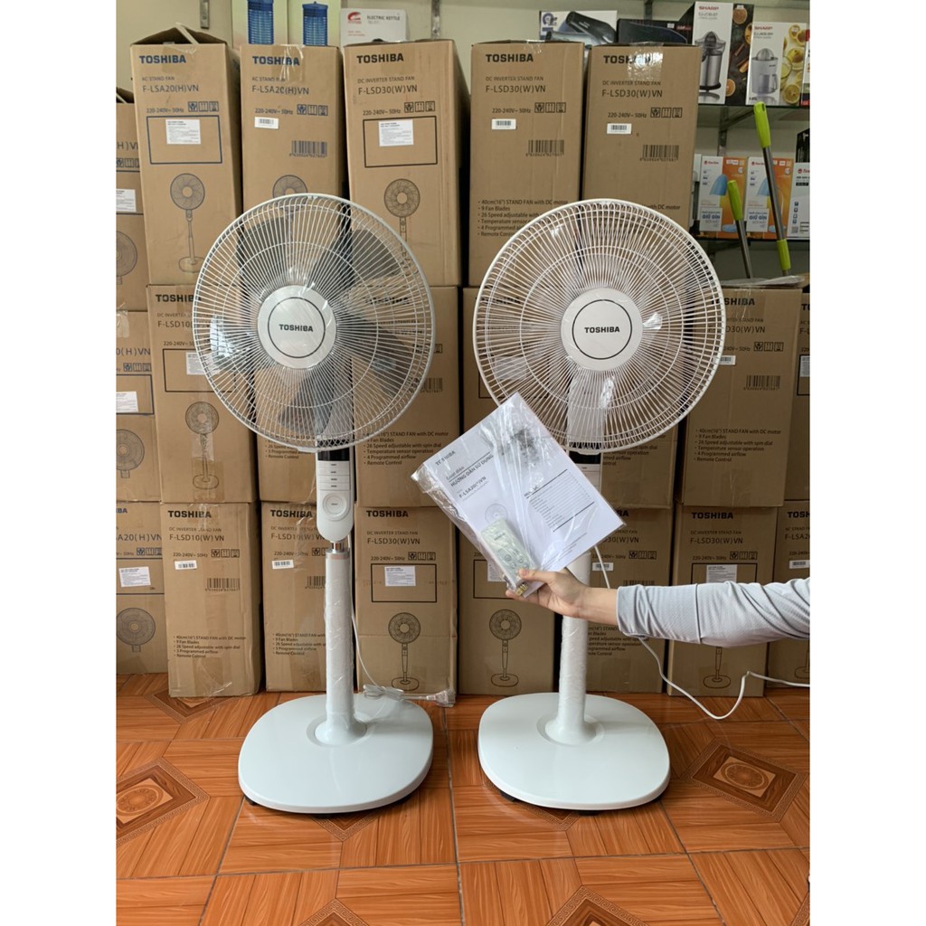 Quạt Cây Có Điều Khiển Toshiba F-LSA20VN-Công Nghệ Nhật Bản,Quạt đứng Tốt,Bền,Đẹp,chạy êm,Chính Hãng,Giá Rẻ,Bh 12t