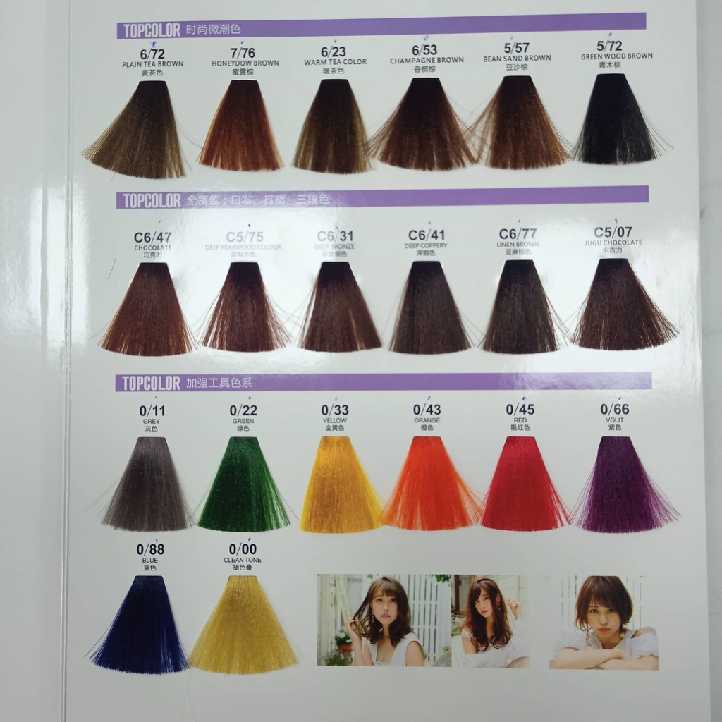 MÀU NHUỘM TÓC TOPCARE-FORCOLOR 100ML