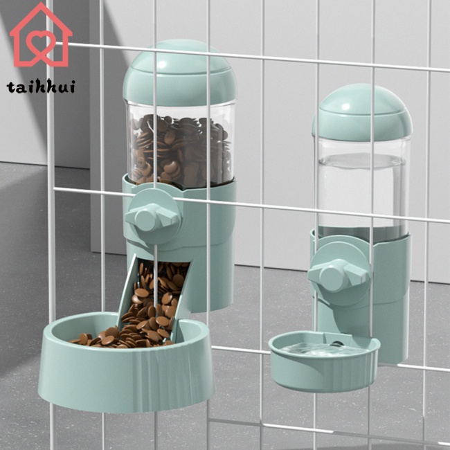 Lồng vật nuôi tự động Bể chứa nước cho vật nuôi Máy phân phối thức ăn cho chó con Mèo con thỏ cho ăn vật nuôi