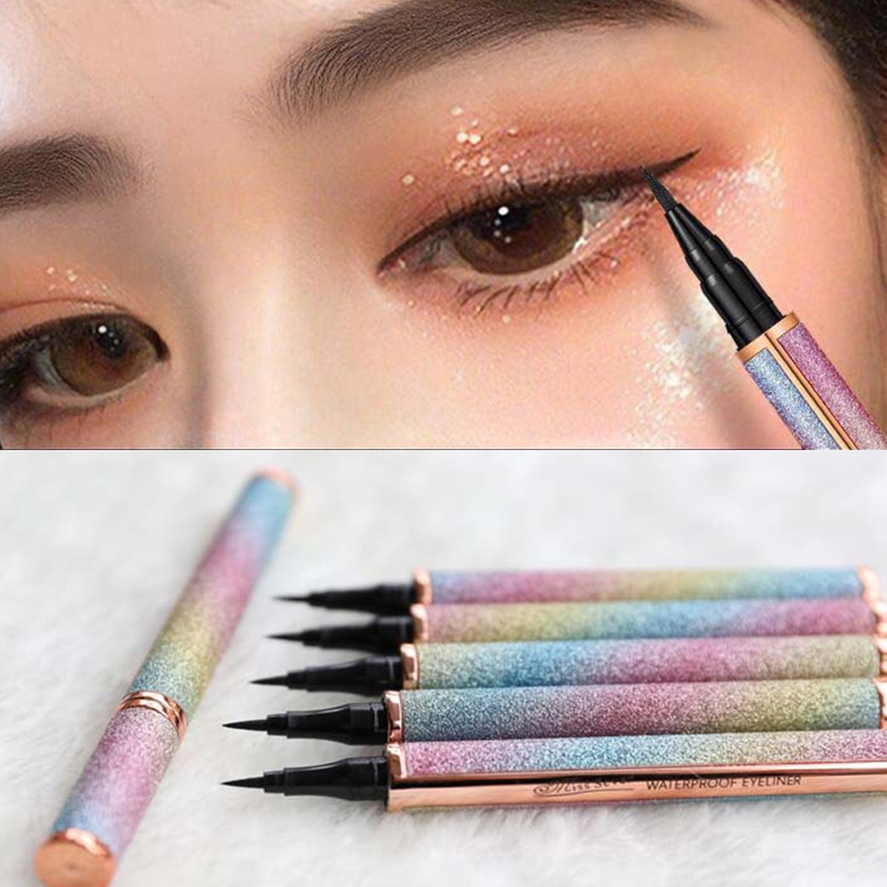 [Hàng mới về] Bút kẻ mắt dạng lỏng chống thấm nước nhanh khô thiết kế vỏ bầu trời đầy sao