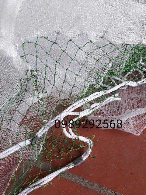 Lưới quét cá cao 2.5m dài 15m chì nặng