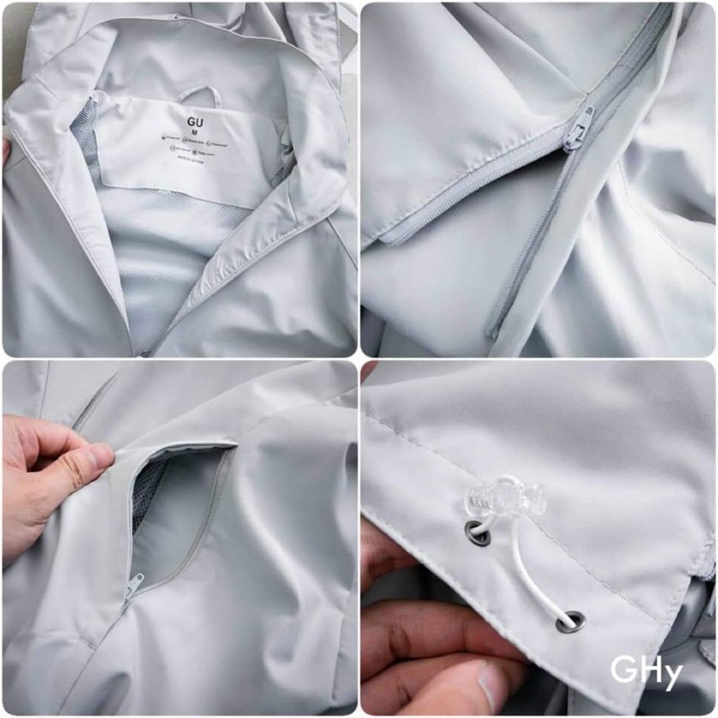 Áo gió nam GU áo khoác gió 2 lớp hàng Việt Nam xuất dư loại 1 với 100% polyester chống nước tối ưu nhất