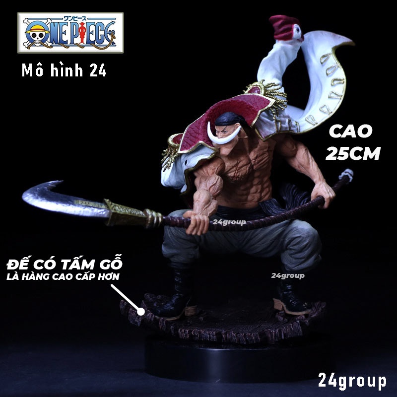 [24X29CM] MÔ HÌNH ĐỒ CHƠI SIÊU PHẨM TỨ HOÀNG RÂU TRẮNG EDWARD NEWGATE TRONG ANIME ONE PIECE ONEPIECE ĐẢO HẢI TẶC