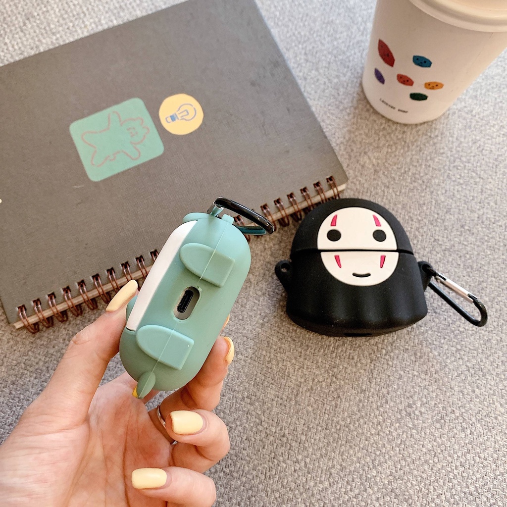 Vỏ ốp silicon hình Pokemon bảo vệ cho hộp sạc tai nghe QCY T8 T8s M18