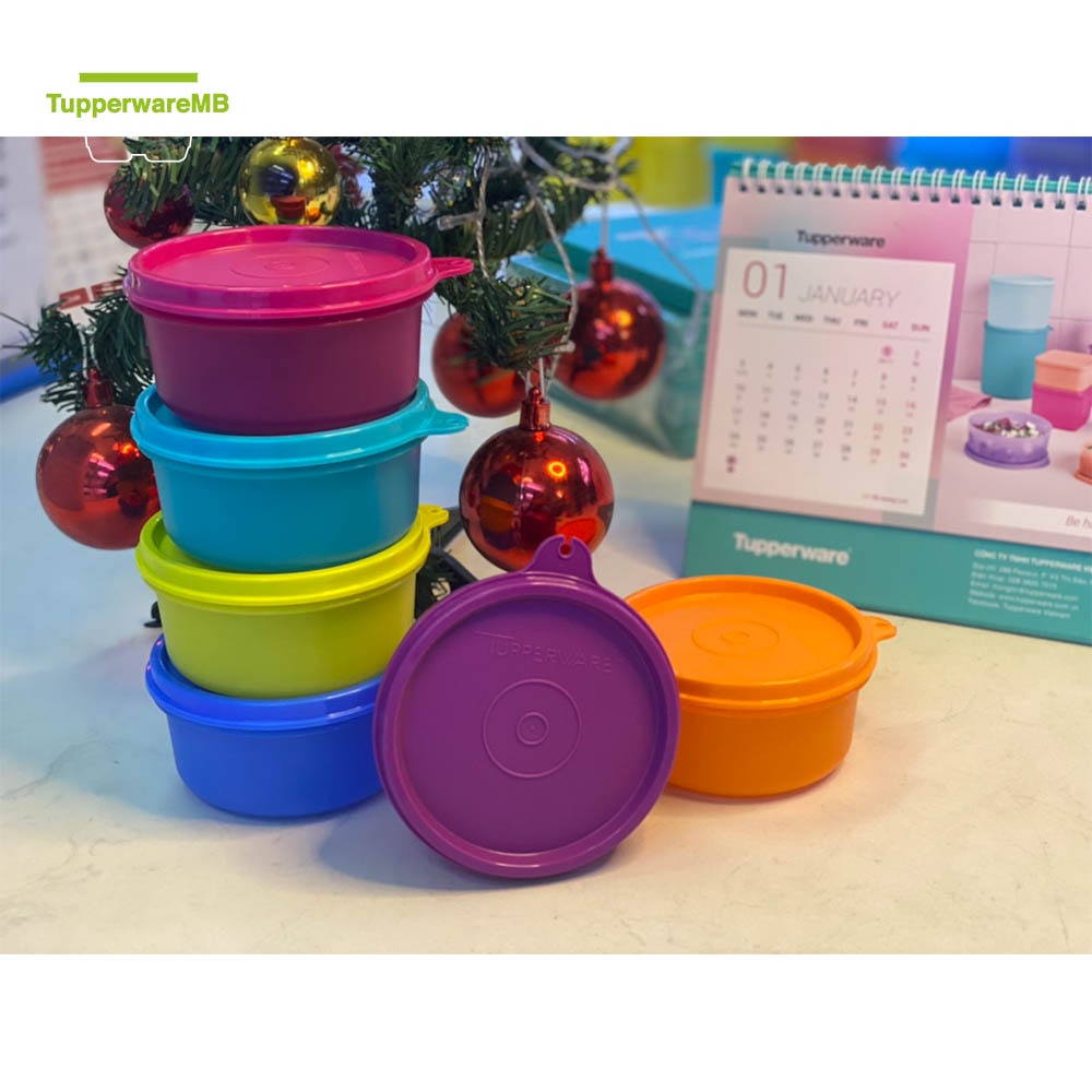 Hộp bảo quản thực phẩm Colorful Small Server 200ml TUPPERWARE đa năng 1 hộp