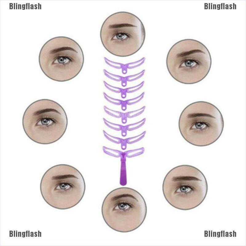 (hàng Mới Về) Set 8 Khuôn Kẻ Lông Mày Diy Tiện Dụng | BigBuy360 - bigbuy360.vn