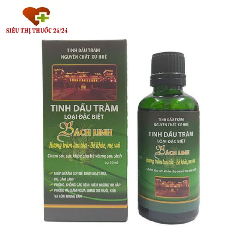 (SIÊU THỊ 24H) TINH DẦU BÁCH LINH chai 50ml