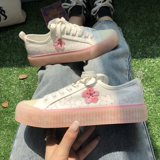 (ORDER TAOBAO) GIÀY VẢI NỮ CỔ THẤP THÊU HOA