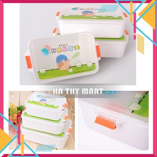 Bộ 3 hộp nhựa đựng thực phẩm tủ lạnh an toàn FULL HOUSE